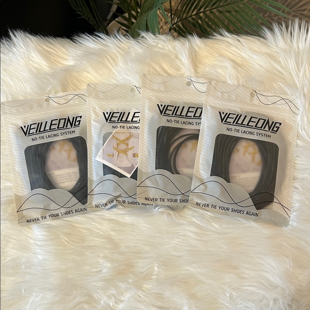 NIB Elastic No-Tie Shoe Laces